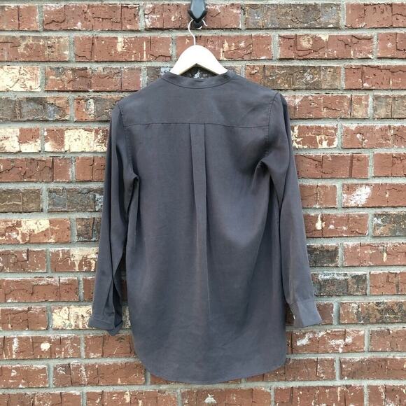 GAP Tencel Tunic Soft Black Top - Picture 6 of 6